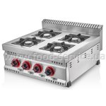 Газовая плита 4-х конфорочная Silver 2907-PR LPG без духовки 2907-PR0